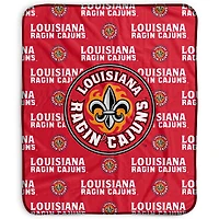 Pegasus Louisiana Ragin' Cajuns 50" x 60" Repeat Wordmark Fleece Blanket