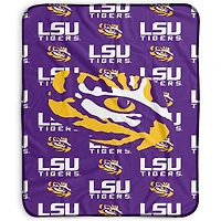 Pegasus LSU Tigers 50" x 60" Repeat Wordmark Fleece Blanket