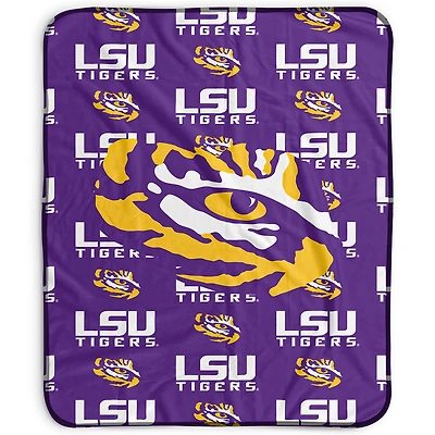 Pegasus LSU Tigers 50" x 60" Repeat Wordmark Fleece Blanket