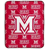 Pegasus Miami University RedHawks 50" x 60" Repeat Wordmark Fleece Blanket