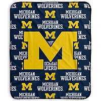 Pegasus Michigan Wolverines 50" x 60" Repeat Wordmark Fleece Blanket