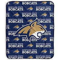 Pegasus Montana State Bobcats 50" x 60" Repeat Wordmark Fleece Blanket