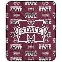 Pegasus Mississippi State Bulldogs 50" x 60" Repeat Wordmark Fleece Blanket