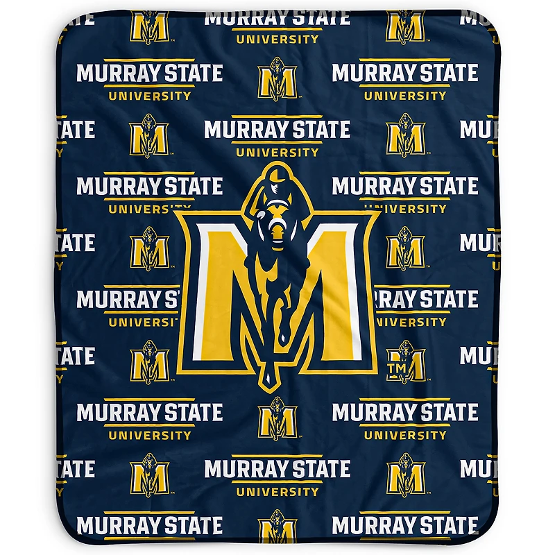 Pegasus Murray St. Racers 50" x 60" Repeat Wordmark Fleece Blanket