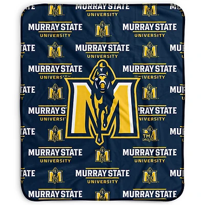 Pegasus Murray St. Racers 50" x 60" Repeat Wordmark Fleece Blanket