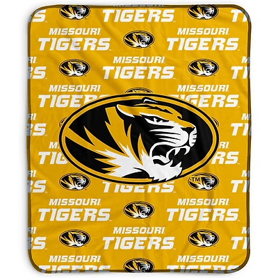 Pegasus Missouri Tigers 50" x 60" Repeat Wordmark Fleece Blanket