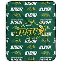 Pegasus NDSU Bison 50" x 60" Repeat Wordmark Fleece Blanket