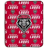 Pegasus New Mexico Lobos 50" x 60" Repeat Wordmark Fleece Blanket