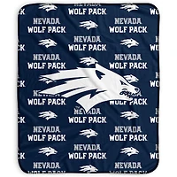 Pegasus Nevada Wolf Pack 50" x 60" Repeat Wordmark Fleece Blanket