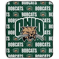 Pegasus Ohio Bobcats 50" x 60" Repeat Wordmark Fleece Blanket