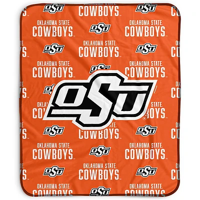 Pegasus Oklahoma State Cowboys 50" x 60" Repeat Wordmark Fleece Blanket