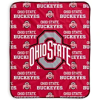 Pegasus Ohio State Buckeyes 50" x 60" Repeat Wordmark Fleece Blanket