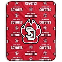 Pegasus South Dakota Coyotes 50" x 60" Repeat Wordmark Fleece Blanket