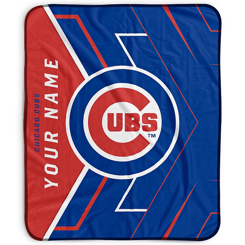 Pegasus Chicago Cubs 50" x 60" Arrow Personalized Fleece Blanket