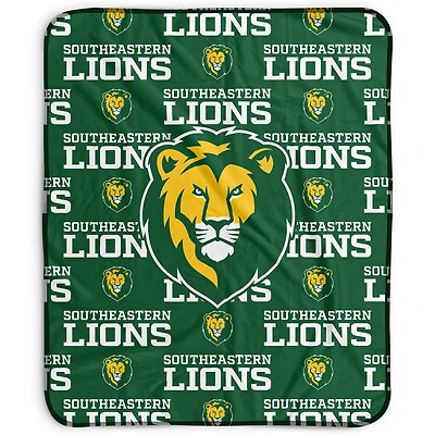 Pegasus Southeastern Louisiana Lions 50" x 60" Repeat Wordmark Fleece Blanket