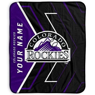 Pegasus Colorado Rockies 50" x 60" Arrow Personalized Fleece Blanket