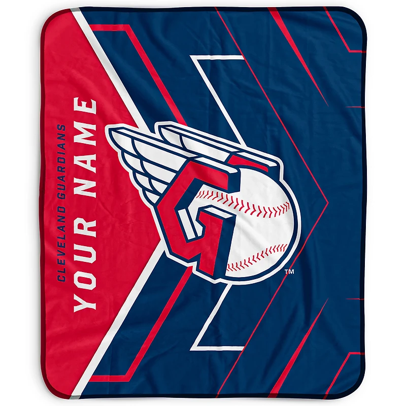 Pegasus Cleveland Guardians 50" x 60" Arrow Personalized Fleece Blanket