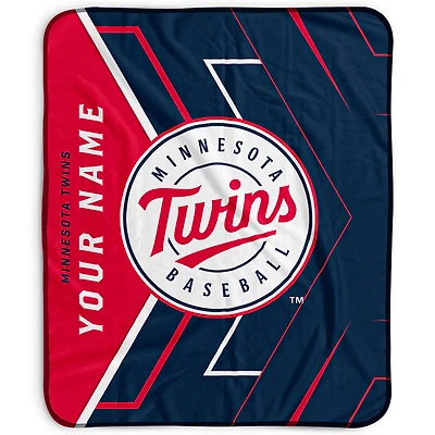 Pegasus Minnesota Twins 50" x 60" Arrow Personalized Fleece Blanket