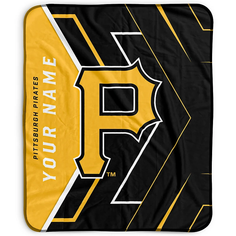 Pegasus Pittsburgh Pirates 50" x 60" Arrow Personalized Fleece Blanket