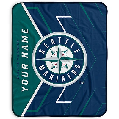 Pegasus Seattle Mariners 50" x 60" Arrow Personalized Fleece Blanket