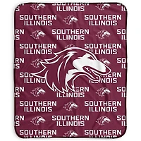 Pegasus Southern Illinois Salukis 50" x 60" Repeat Wordmark Fleece Blanket