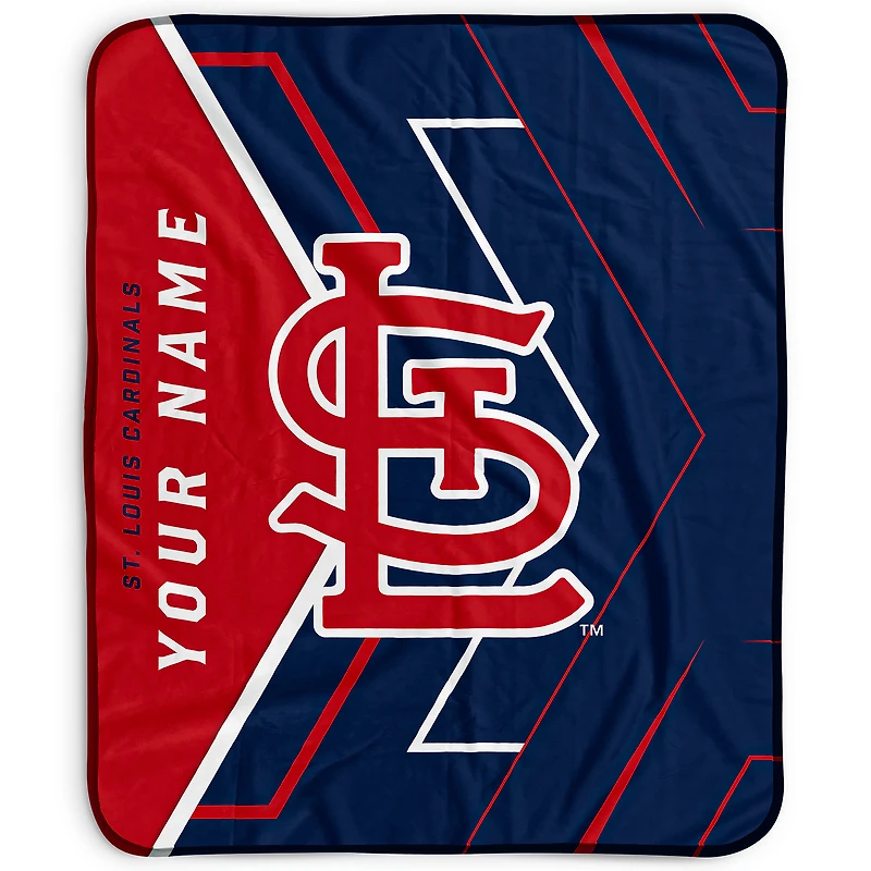 Pegasus St. Louis Cardinals 50" x 60" Arrow Personalized Fleece Blanket