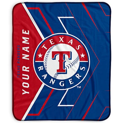Pegasus Texas Rangers 50" x 60" Arrow Personalized Fleece Blanket