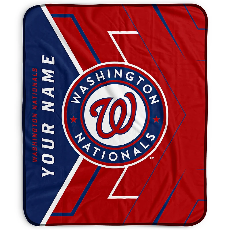 Pegasus Washington Nationals 50" x 60" Arrow Personalized Fleece Blanket