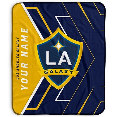 Pegasus LA Galaxy 50" x 60" Arrow Personalized Fleece Blanket