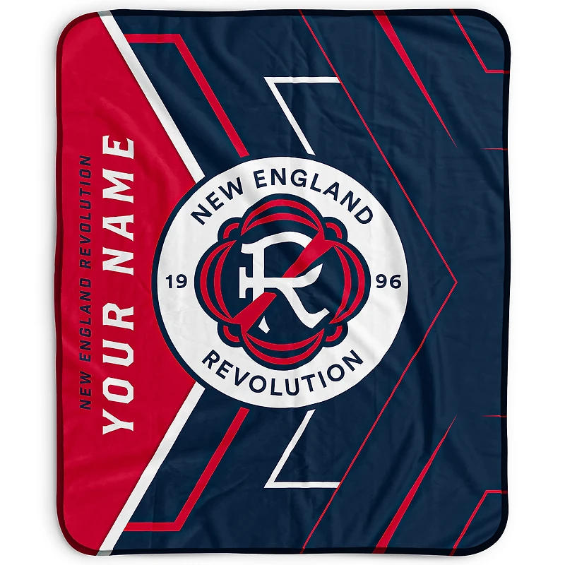 Pegasus New England Revolution 50" x 60" Arrow Personalized Fleece Blanket
