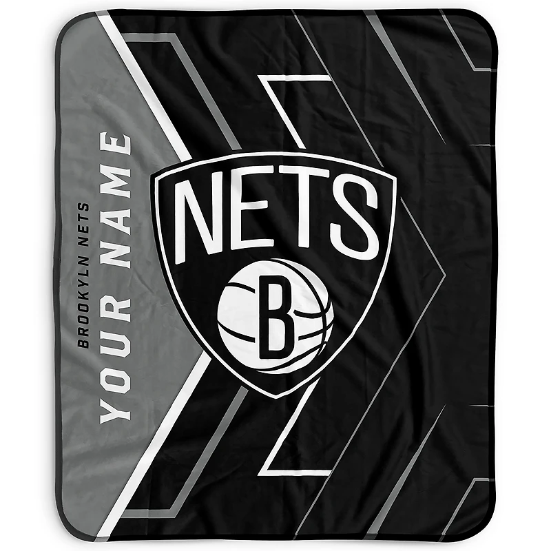 Pegasus Brooklyn Nets 50" x 60" Arrow Personalized Fleece Blanket