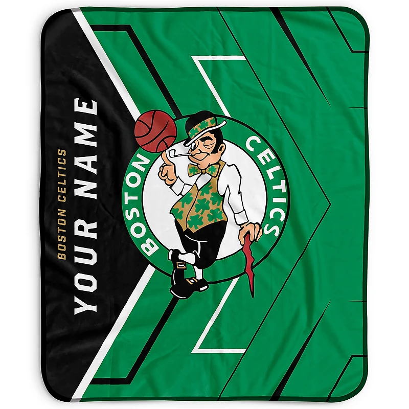 Pegasus Boston Celtics 50" x 60" Arrow Personalized Fleece Blanket
