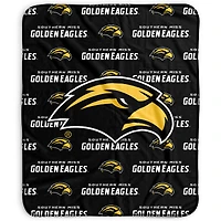Pegasus Southern Miss Golden Eagles 50" x 60" Repeat Wordmark Fleece Blanket