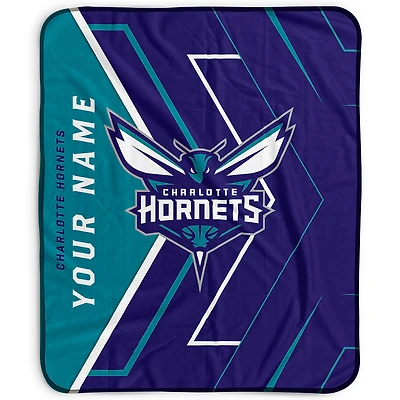 Pegasus Charlotte Hornets 50" x 60" Arrow Personalized Fleece Blanket