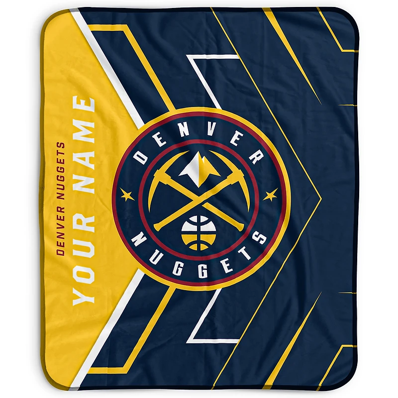 Pegasus Denver Nuggets 50" x 60" Arrow Personalized Fleece Blanket