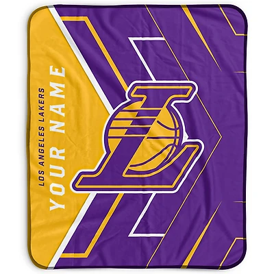 Pegasus Los Angeles Lakers 50" x 60" Arrow Personalized Fleece Blanket