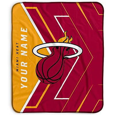 Pegasus Miami Heat 50" x 60" Arrow Personalized Fleece Blanket