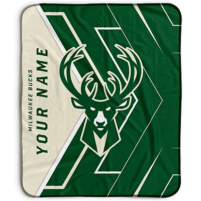 Pegasus Milwaukee Bucks 50" x 60" Arrow Personalized Fleece Blanket