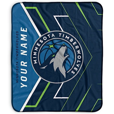 Pegasus Minnesota Timberwolves 50" x 60" Arrow Personalized Fleece Blanket