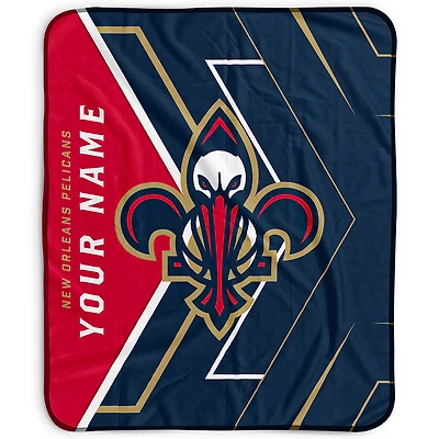 Pegasus New Orleans Pelicans 50" x 60" Arrow Personalized Fleece Blanket