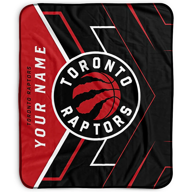 Pegasus Toronto Raptors 50" x 60" Arrow Personalized Fleece Blanket