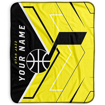 Pegasus Utah Jazz 50" x 60" Arrow Personalized Fleece Blanket