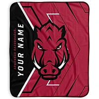 Pegasus Arkansas Razorbacks 50" x 60" Arrow Personalized Fleece Blanket