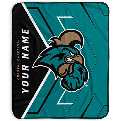 Pegasus Coastal Carolina Chanticleers 50" x 60" Arrow Personalized Fleece Blanket