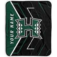 Pegasus Hawaii Rainbow Warriors 50" x 60" Arrow Personalized Fleece Blanket