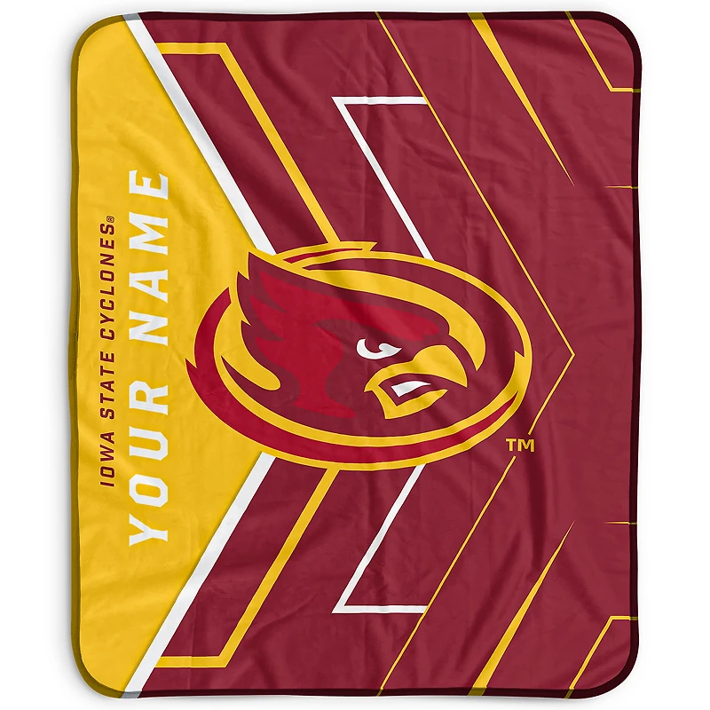 Pegasus Iowa State Cyclones 50" x 60" Arrow Personalized Fleece Blanket