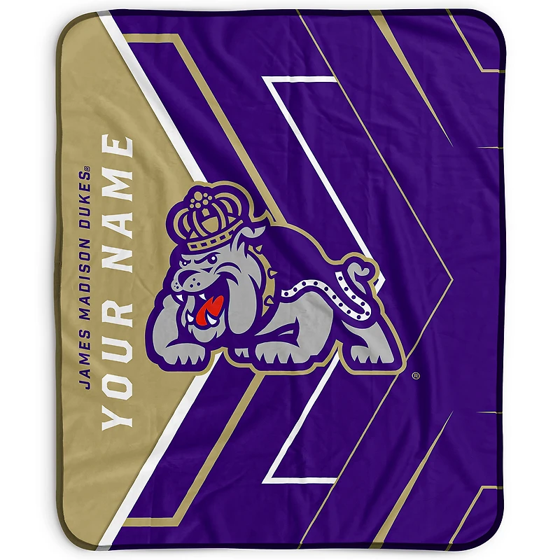 Pegasus James Madison Dukes 50" x 60" Arrow Personalized Fleece Blanket