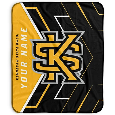 Pegasus Kennesaw State Owls 50" x 60" Arrow Personalized Fleece Blanket