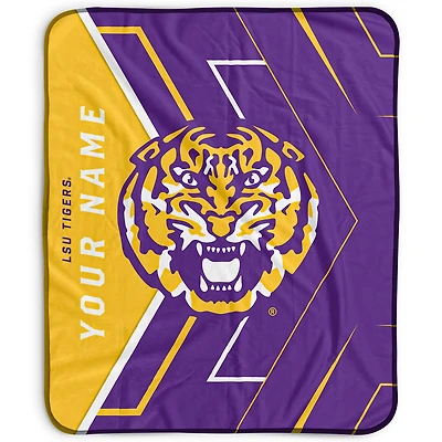Pegasus LSU Tigers 50" x 60" Arrow Personalized Fleece Blanket