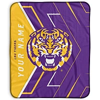 Pegasus LSU Tigers 50" x 60" Arrow Personalized Fleece Blanket